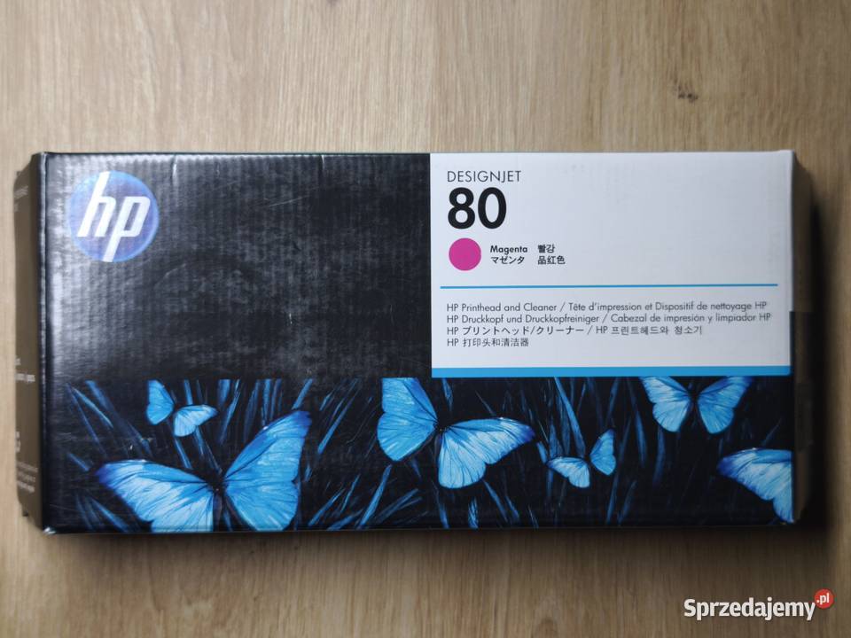 Głowica HP 80 CZERWONA MAGENTA C4822A HP 1050 HP Gdańsk sprzedam