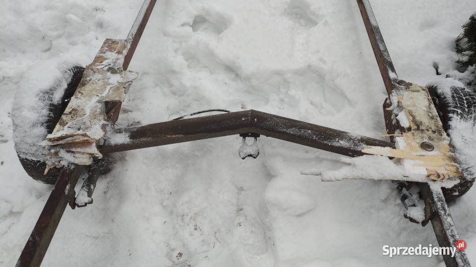 Podwozie os hamulec najazdowy baza na przyczepkę Mrągowo