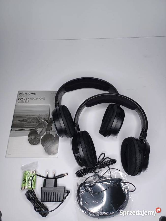 Bezprzewodowy zestaw słuchawkowy do TV Metronic Legnica