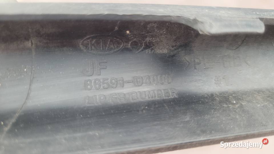 KIA OPTIMA IV 4 LISTWA DOKŁADKA SPOILER ZDERZAKA Ruda Śląska
