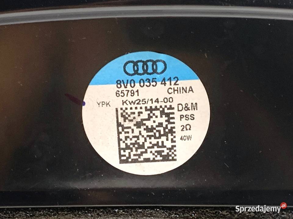 SUBWOOFER AUDI A3 8V 8V0035412 SedanLimuzyna