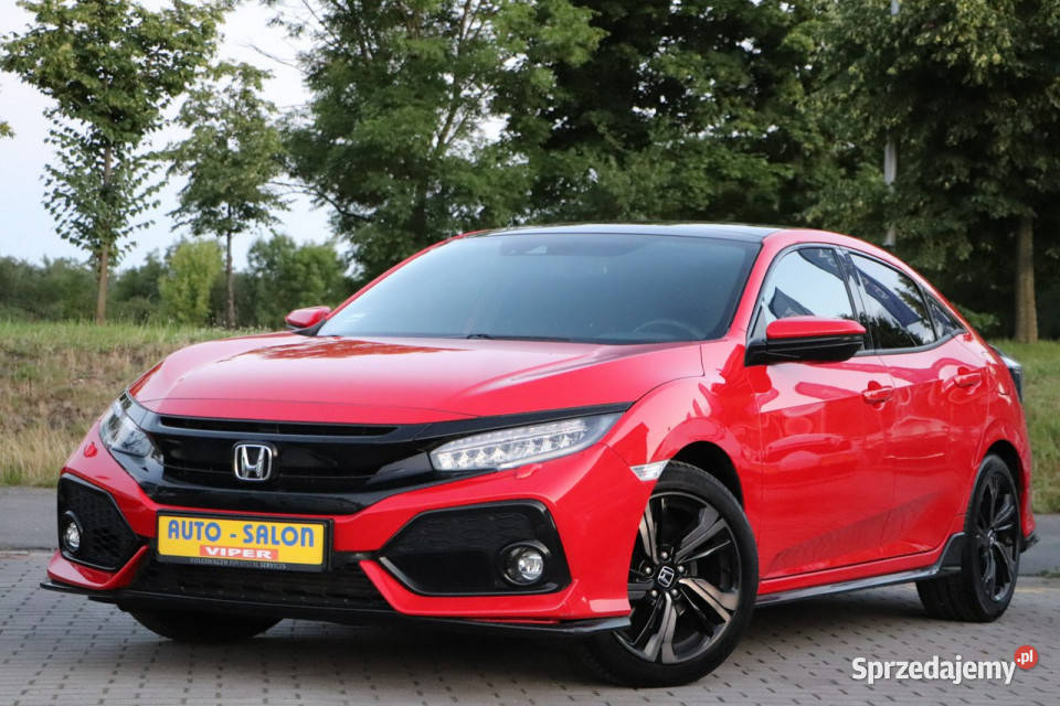 Honda Civic krajowy2wł serwis model 2018dach Samochody osobowe Opole