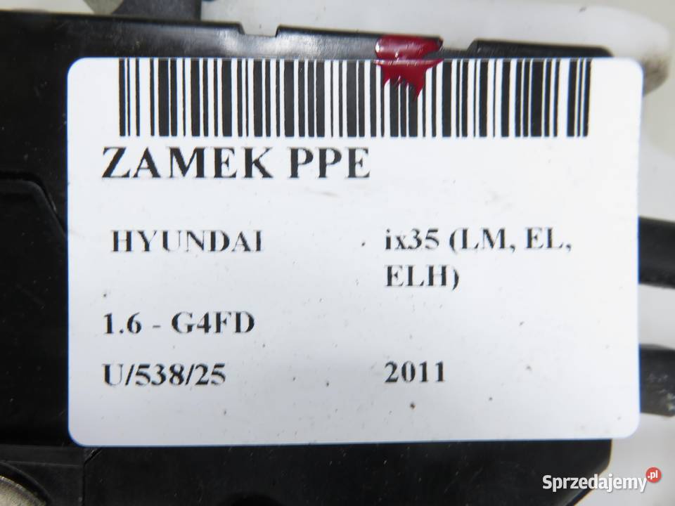 ZAMEK PRAWY PRZEDNI HYUNDAI ix35 LM EL ELH małopolskie