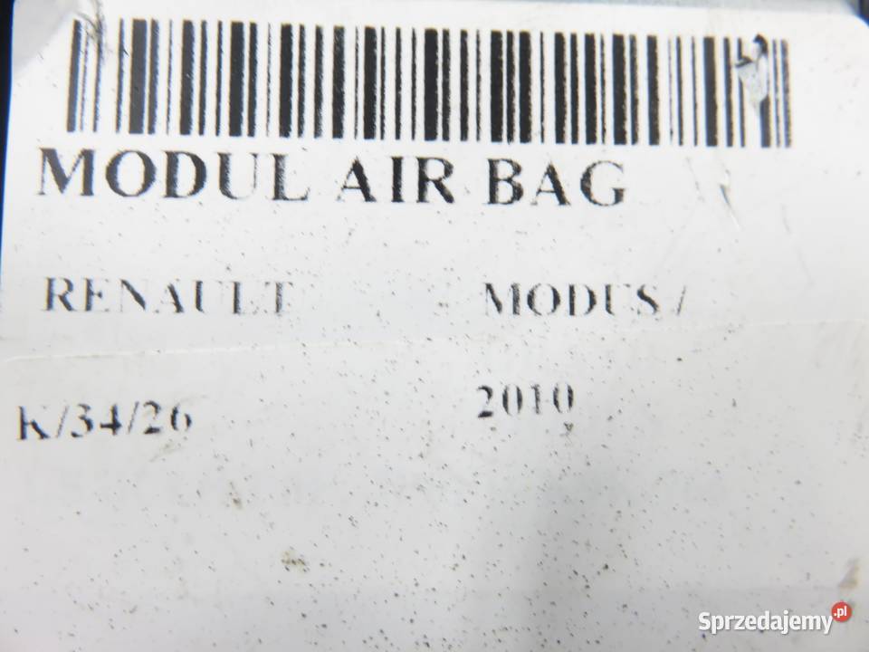 MODUŁ AIRBAG RENAULT MODUS GRAND MODUS 610796000