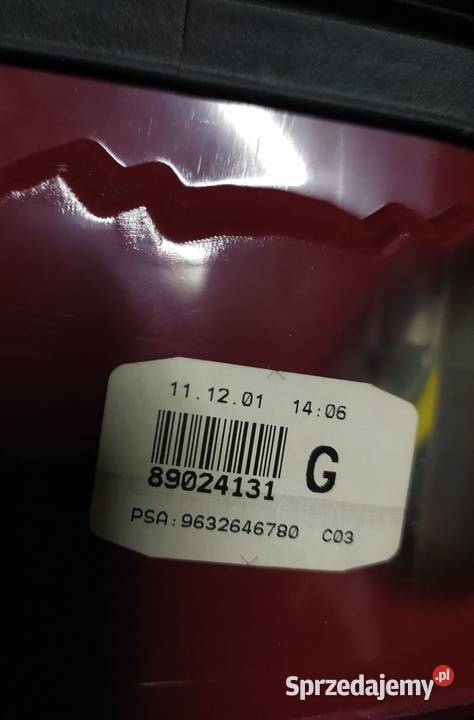 6350N8 lampa tylna lewa Citroen C5 ORYGINAŁ śląskie Tychy sprzedam