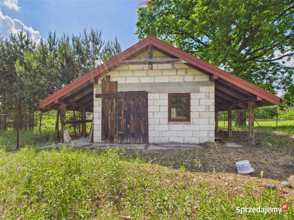 Razem osobno dom 2 działki mazowieckie Liszyno