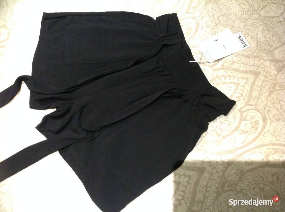 Spodenki Czarne Damskie ONLY XS NOWE Nowa Sól