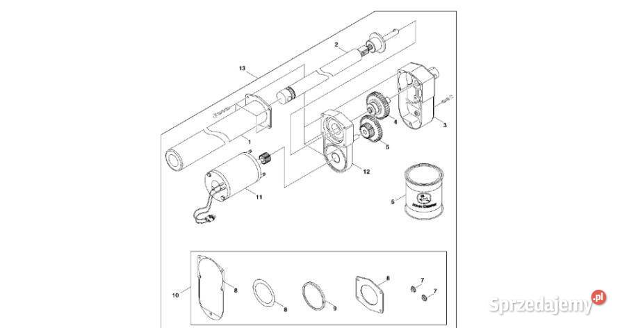 John Deere 960 Rury konstrukcyjne DC44790 System Jastrzębniki