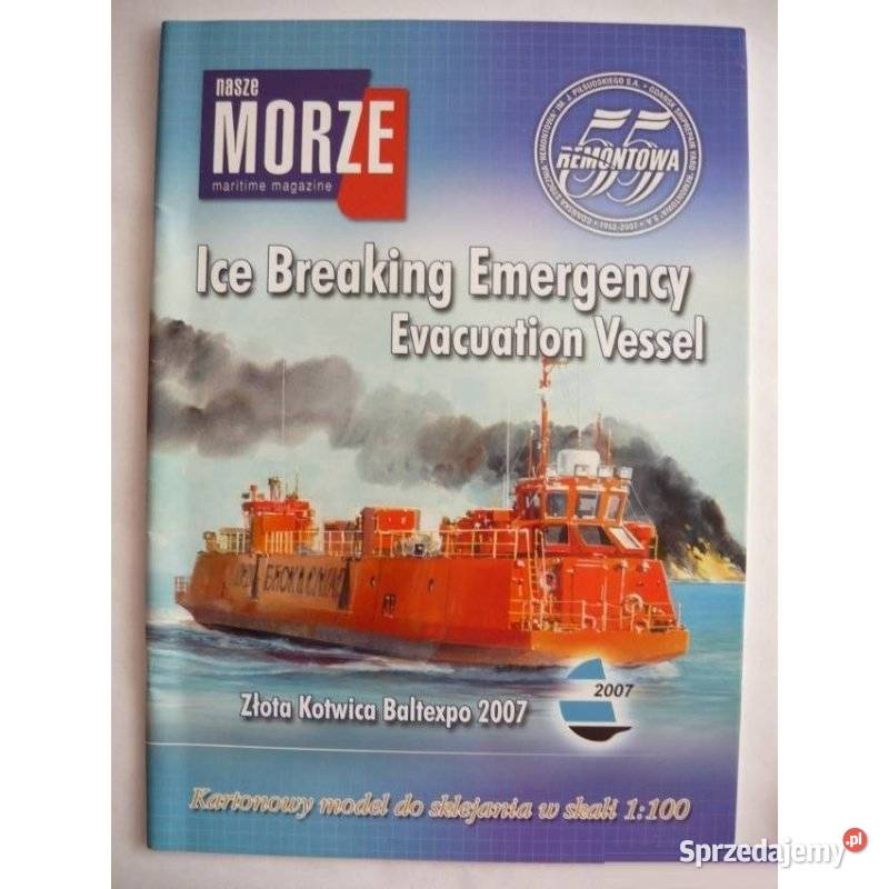 Ice Breaking Emergency Kartonowy Model Nasze miękka Kraków