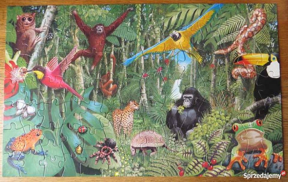 Puzzle DŻUNGLA ELC Early Learning Centre 100 Zamość