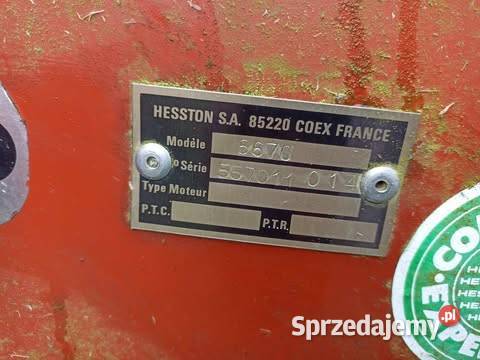Prasa Heston 85220 dolnośląskie Głogów sprzedam