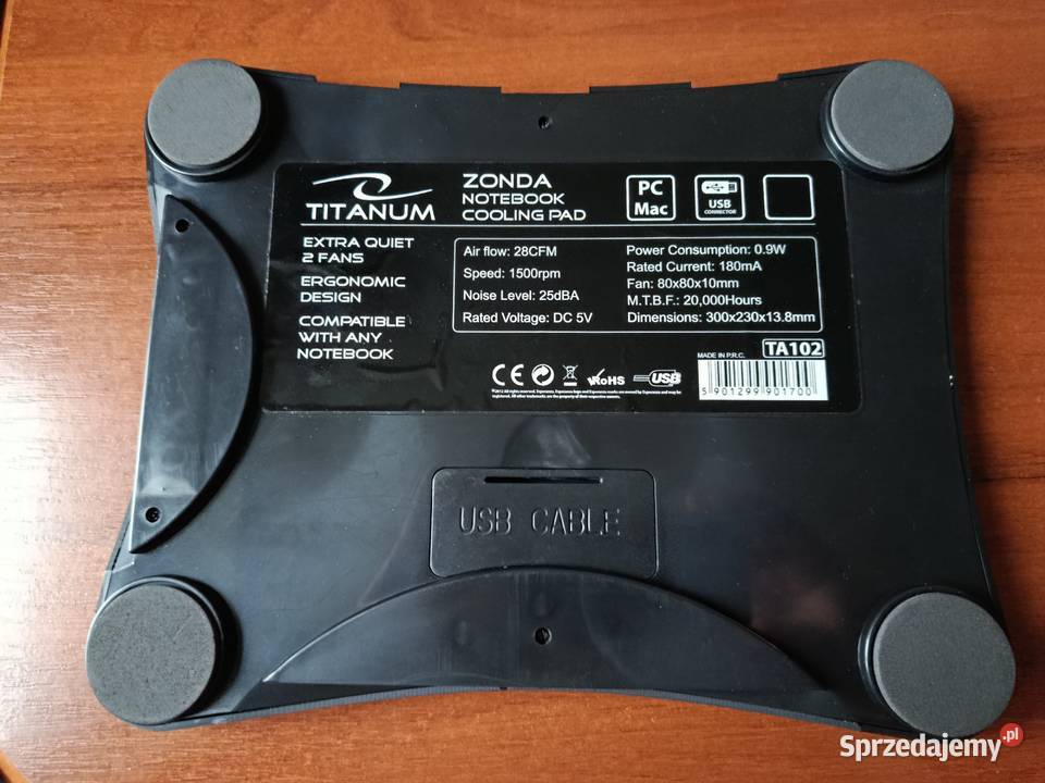 Podkładka chłodząca pod laptopa Esperanza Breeze dolnośląskie Bożnowice