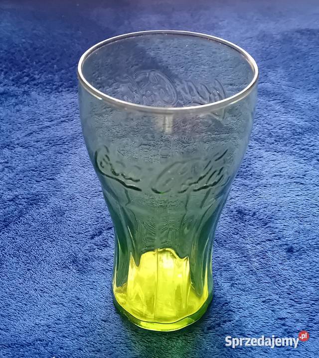 Zielona kolekcjonerska szklanka Coca Cola 025 L wielkopolskie Koźminek sprzedam
