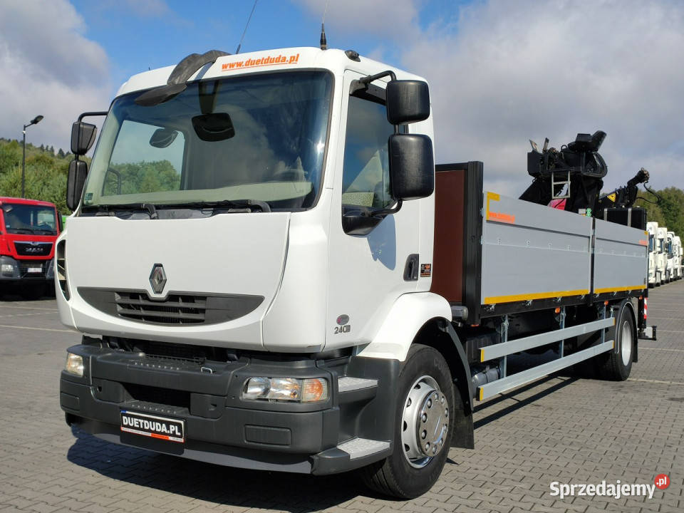 Renault Midlum 180240DXI HDS HYVA HB170E2 Udzwig elektryczne lusterka świętokrzyskie Widełki