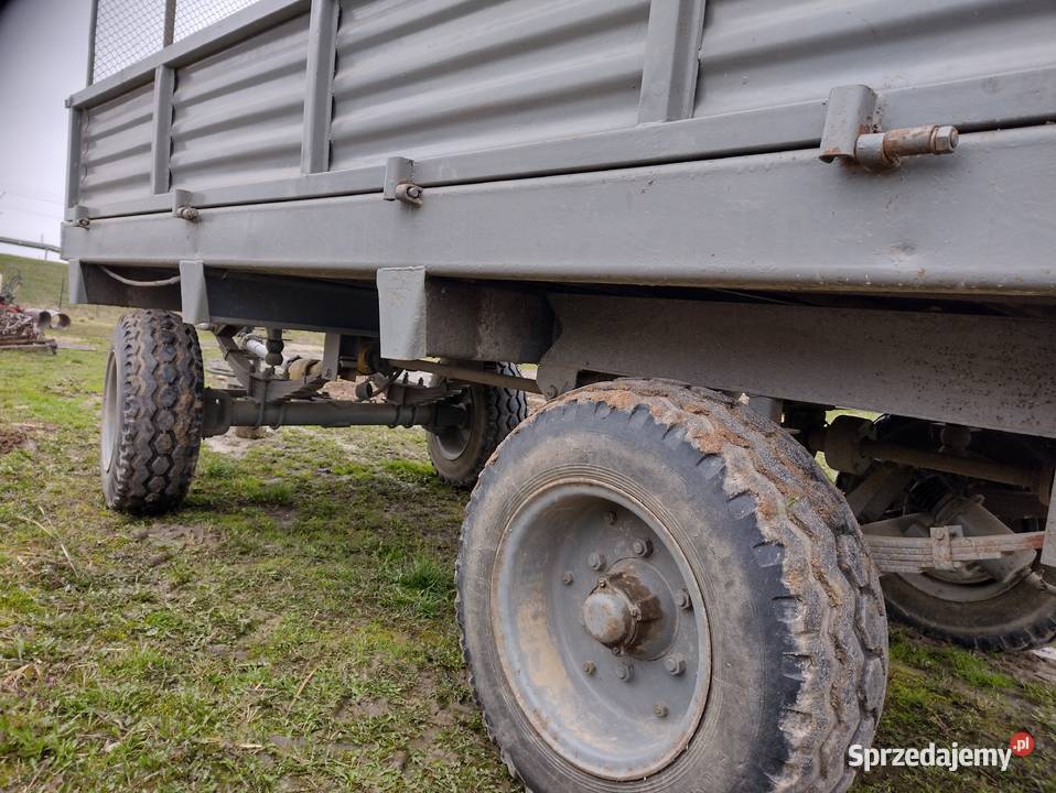 Rozrzutnik obornika dwuosiowy IDEALNY nieuszkodzony Spławy Pierwsze