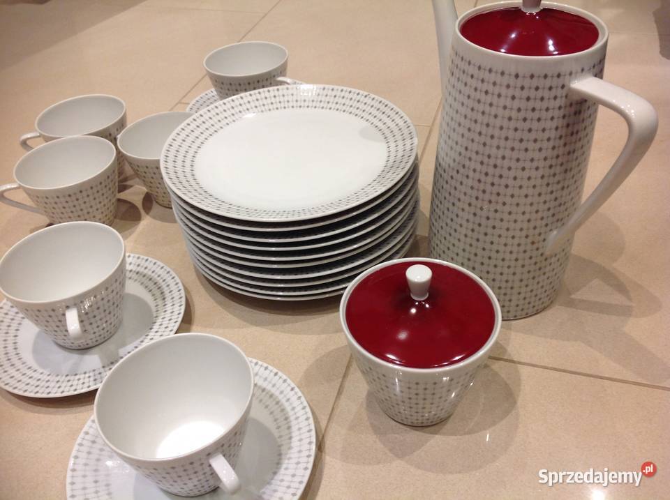 Serwis Śniadaniowy Stara Porcelana Seltman biały lubuskie sprzedam