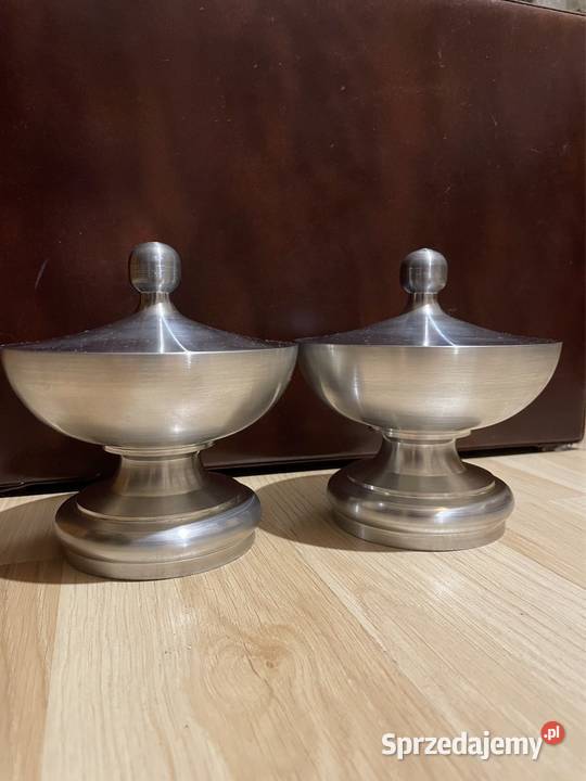 Ozdoby na bramę kielichy z aluminium Łańcut