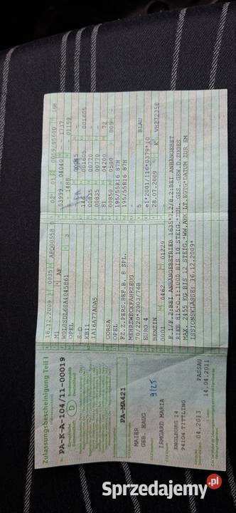 Opel Corsa 12 benzyna 2009r Lubań