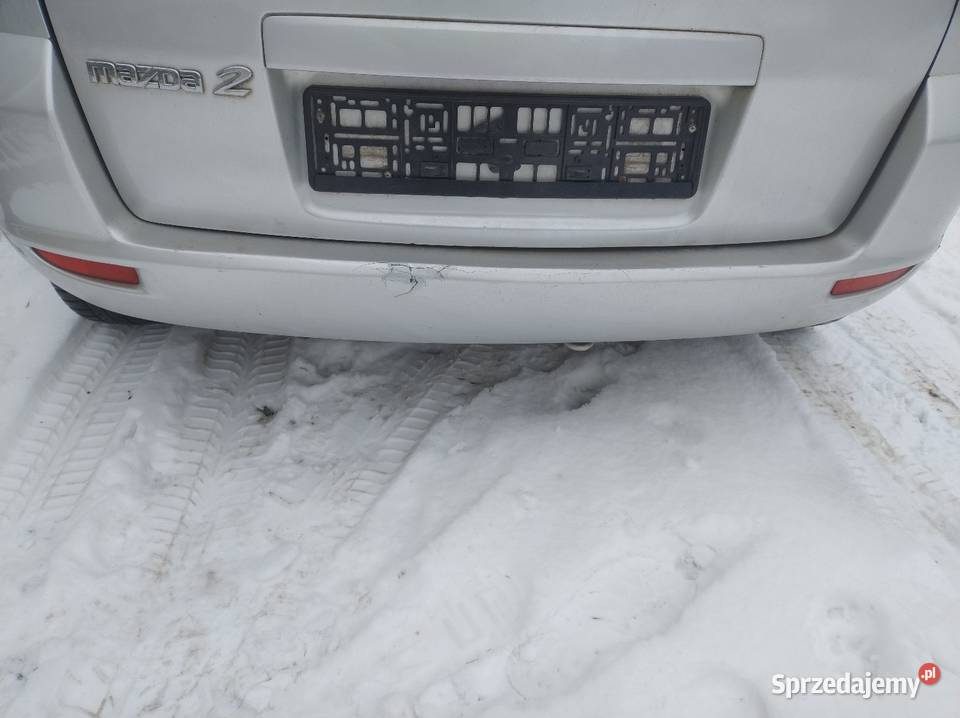 Zderzak Tylny Srebrny Mazda 2 DY Wysyłka Elbląg