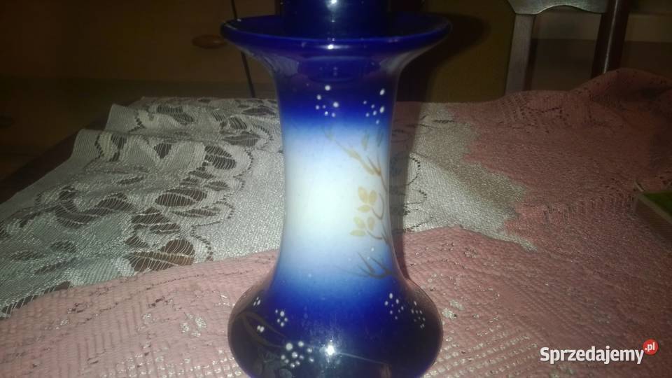 świecznik kobaltowy Kraków