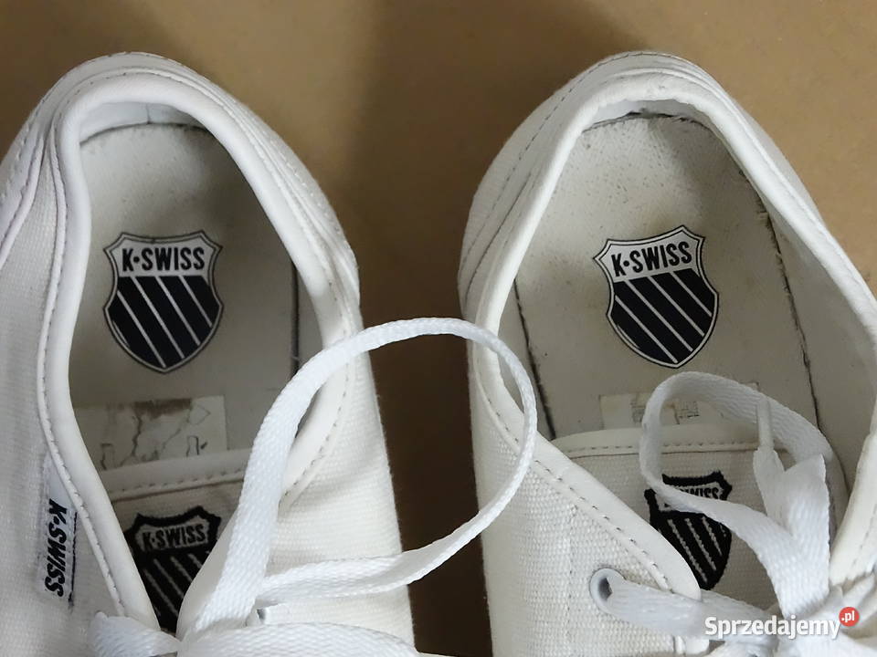 Białe trampki KSwiss męskie 44 285 Stan Biłgoraj sprzedam
