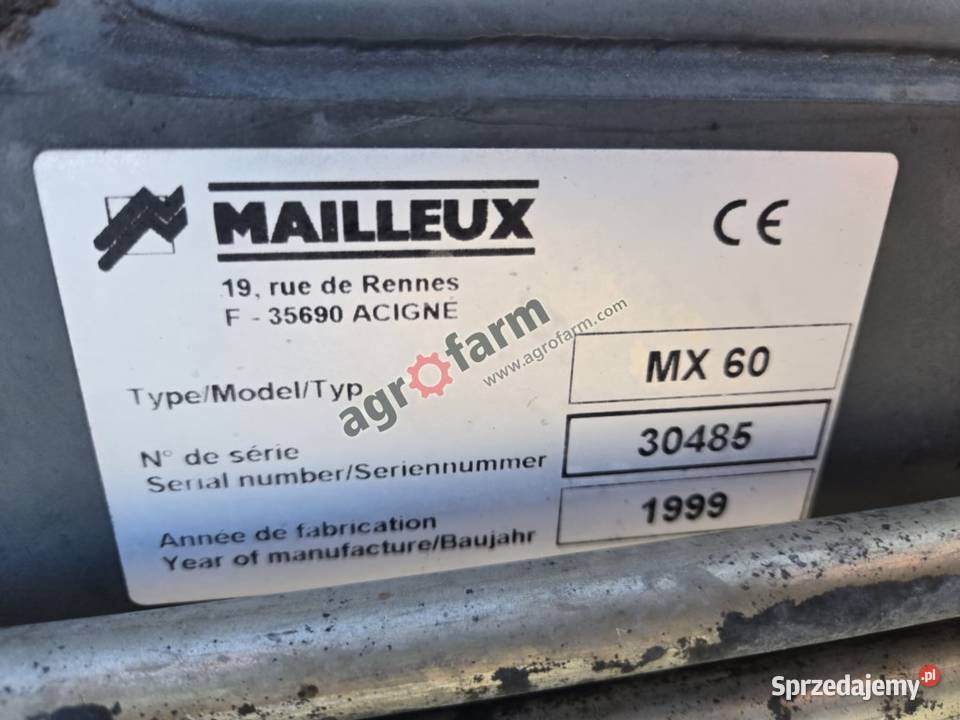 Ładowacz czołowy Mailleux MX 60 Byków sprzedam