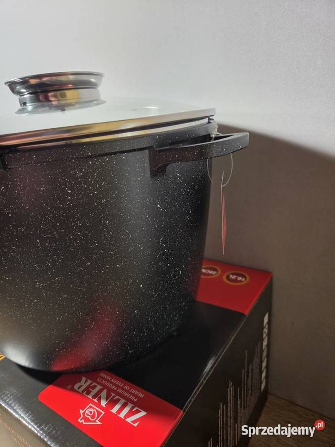 Wysoki garnek marmurkowy 102 l indukcja gaz Drwalew
