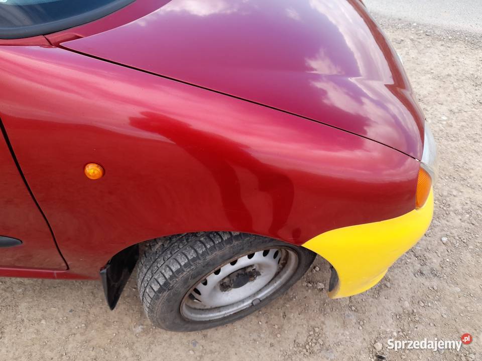 Fiat seicento sporting bordowy małopolskie Kwików sprzedam