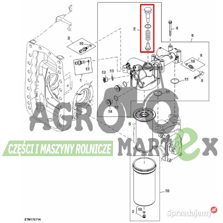 RE575322 RE337165 ZAWÓR JD Wichrów sprzedam