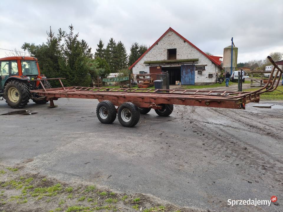 Przyczepa do balotów bel słomy siana 10 t Goleniów