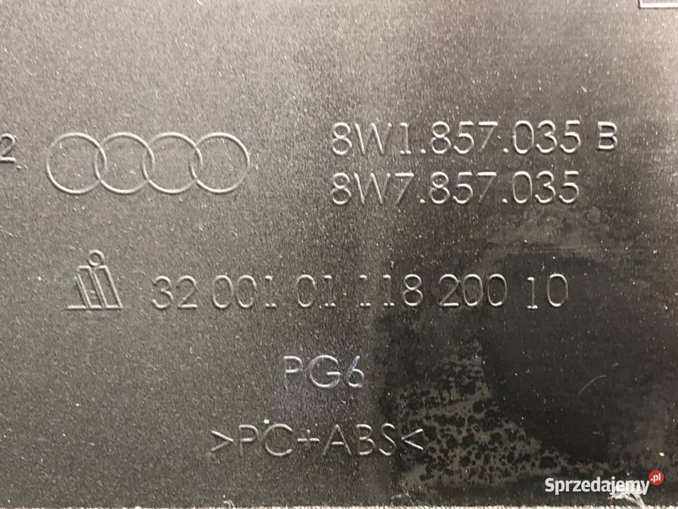 SCHOWEK PASAŻERA AUDI A4 B9 Kombi PÓŁKA DESKI