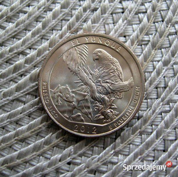 USA Quarter Dollar 2012r D EL YUNQUE Kalisz