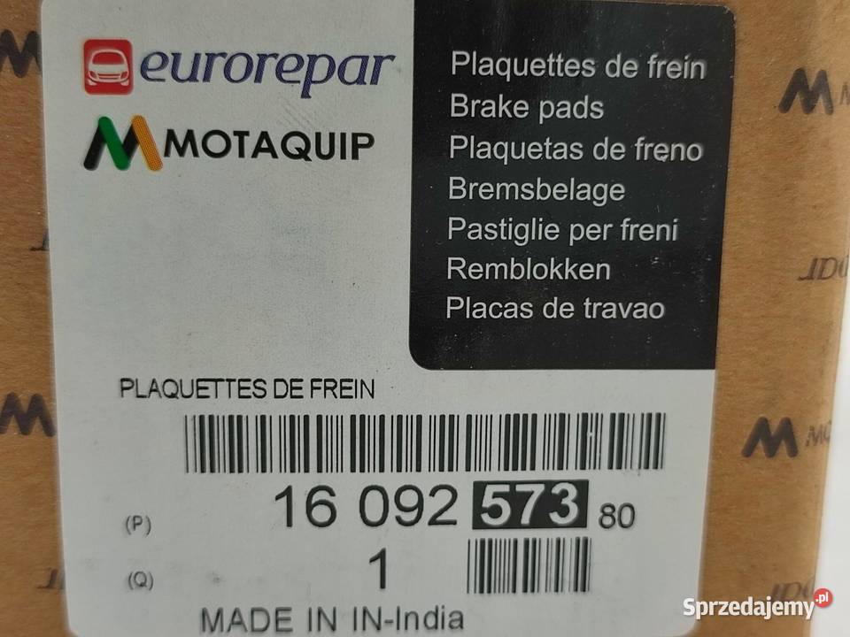 KLOCKI HAMULCOWE TYŁ VW TRANSPORTER T5 20032015 Klocki hamulcowe lubelskie