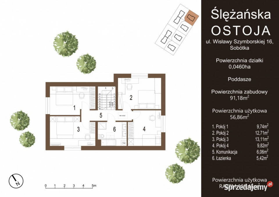 Domy Premium pod Ślężą Sobótka Wrocław utwardzona