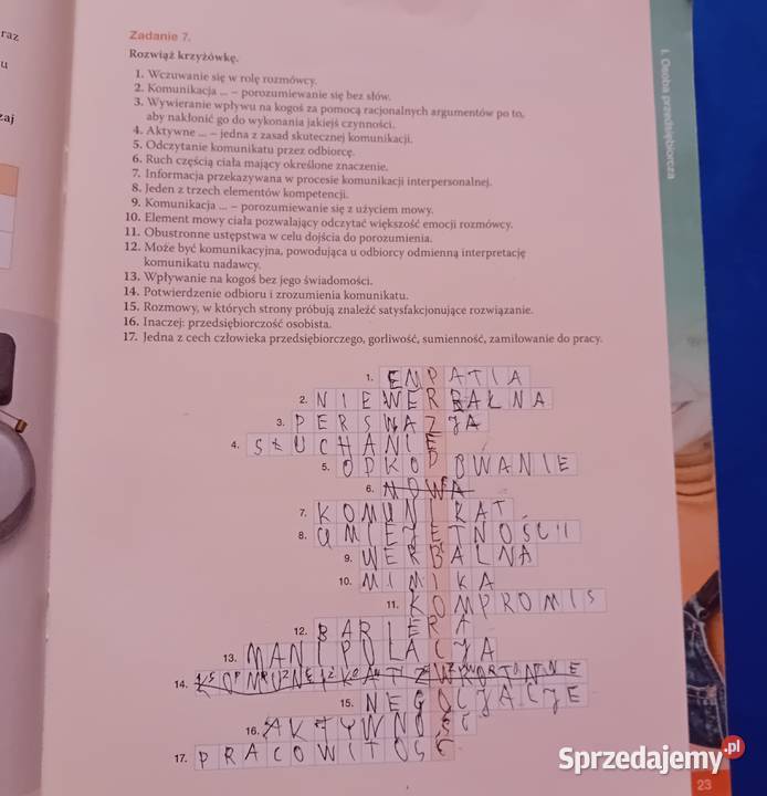 Karty pr ucznia Krok w biznes i zarządzanie 1 Podręczniki wielkopolskie Koźminek