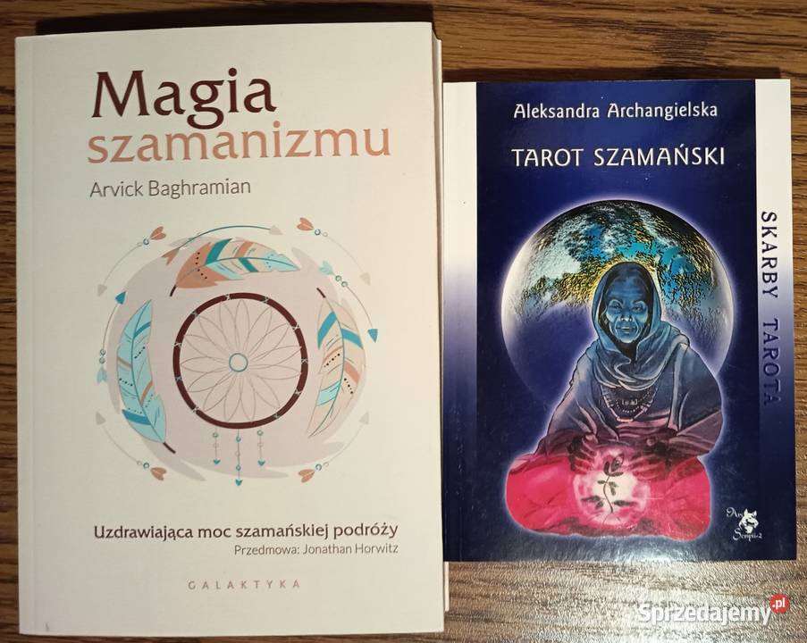 Zestaw 2x książka Tarot i Magia szamanizmu miękka Międzyzdroje