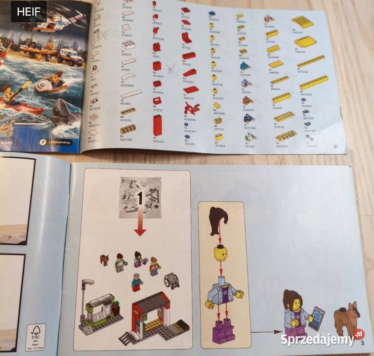 LEGO 60154 Set Town City Traffic Bus Station Klocki Rzeszów