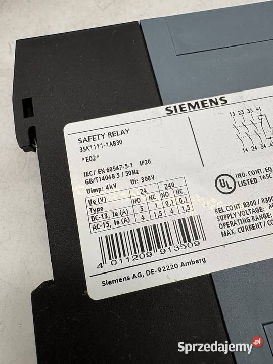 Siemens 3SK11111AB30 Safety Relay Warszawa