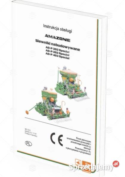 Amazone ED control Instrukcja katalog Szamotuły