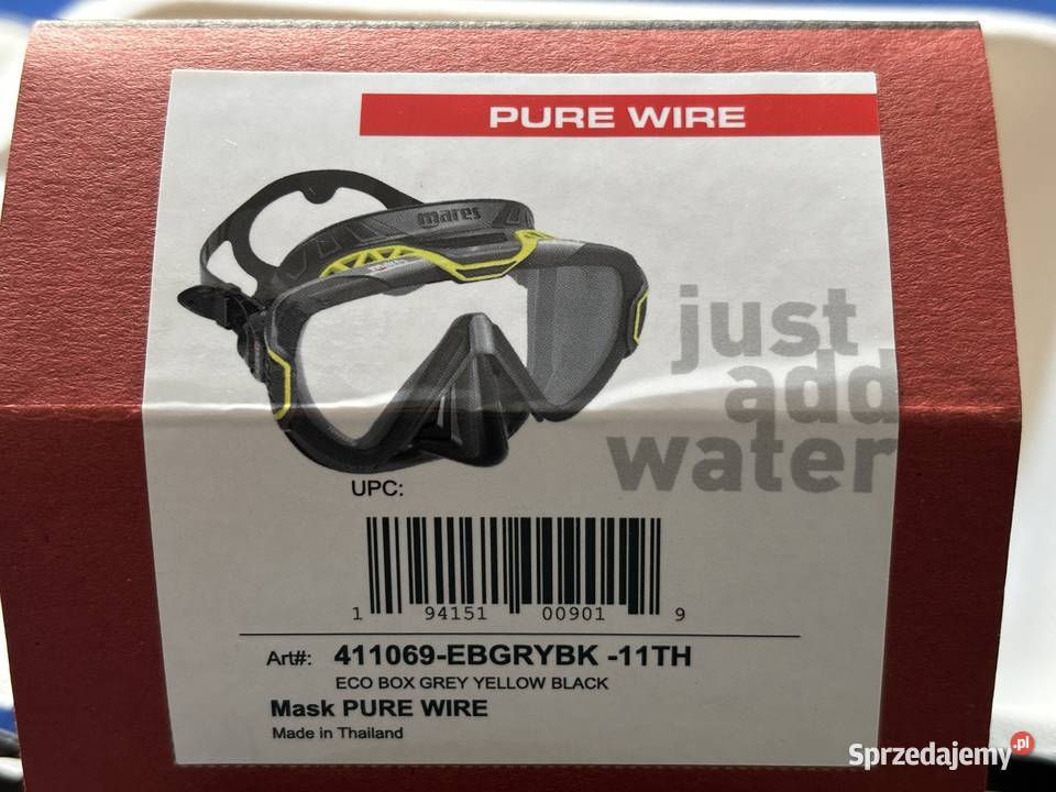 Maska do nurkowania okulary Mares Pure Wire Bytom