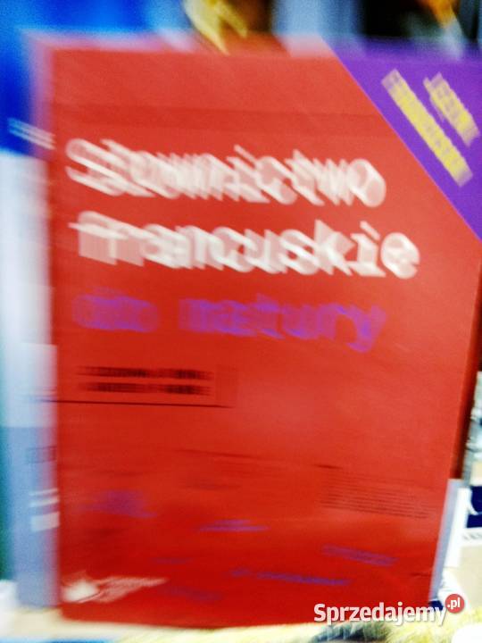 Słownictwo francuskie kursy językowe antykwariat
