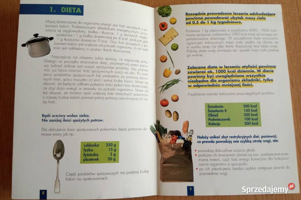 Poradnik Udanego Odchudzania lata 90te Dąbrowa Górnicza