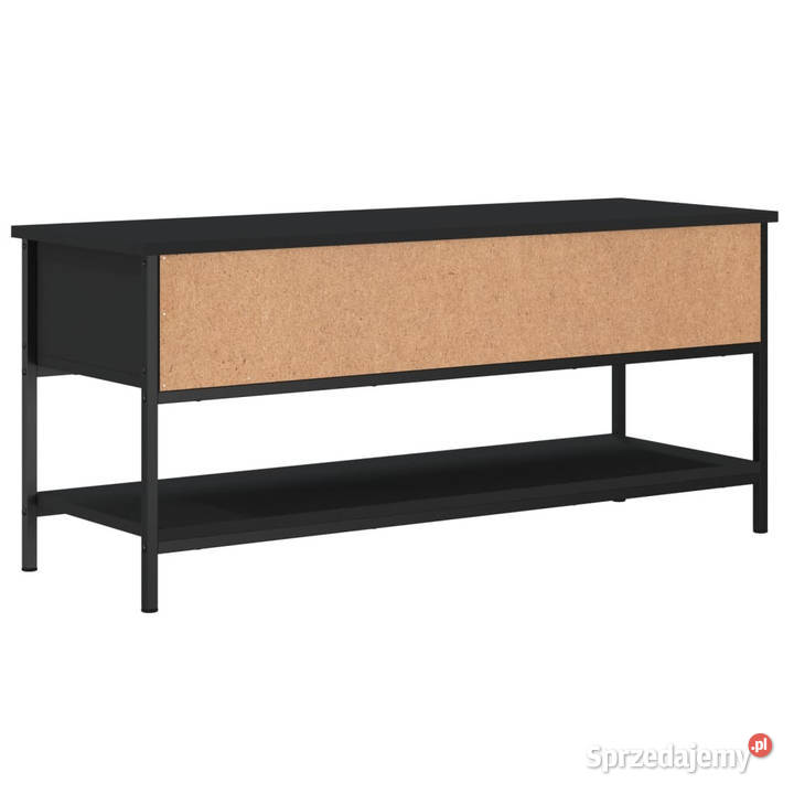 Szafka pod TV czarna 100x35x45 materiał mazowieckie