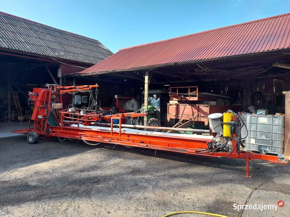 Kombajn do wiśni śliwek jabłek Agrojanex mazowieckie Sienno