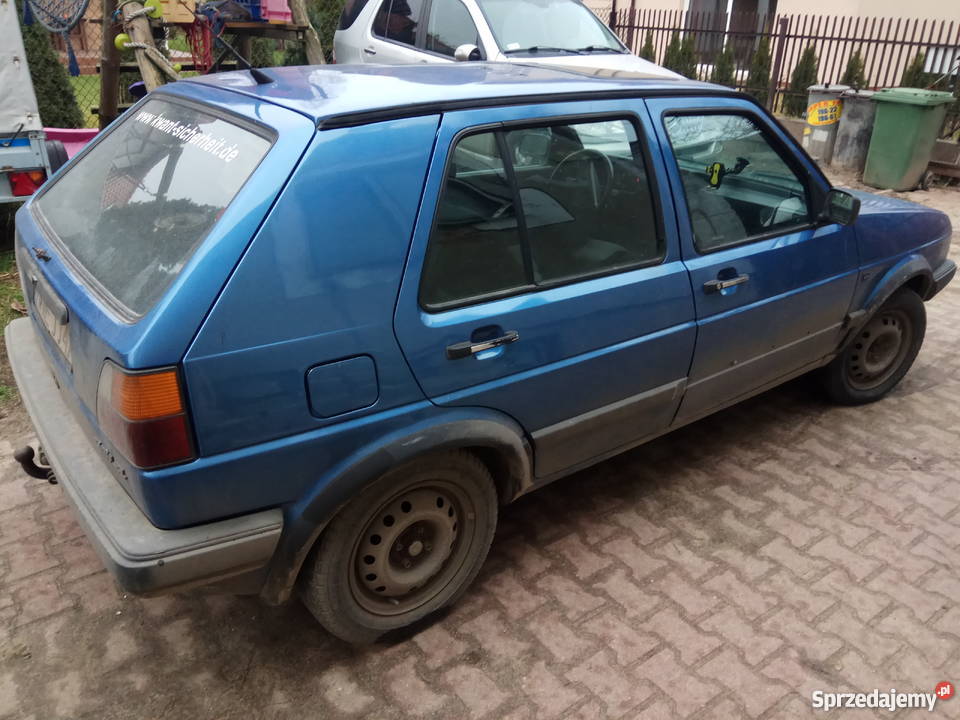 Błękitnoniebieski Golf mk2 16td Golf Marki