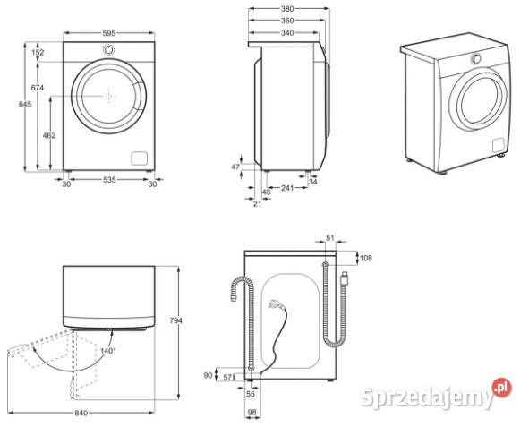 Pralka Electrolux 600 SensiCare EW6S504WP Warszawa