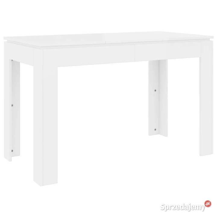 Stół jadalniany biały 120x60x76 materiał Warszawa
