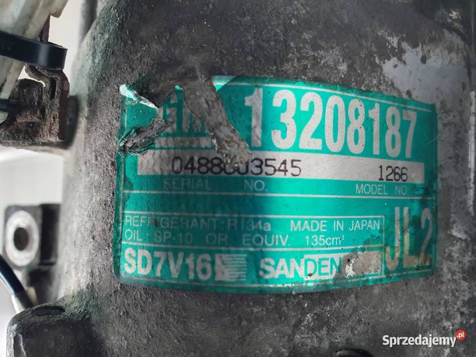 SPRĘŻARKA KLIMATYZACJI Opel Vectra C 18 16V Kompresory klimatyzacji Chełm