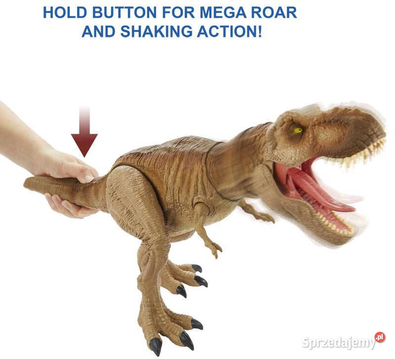 Tyranozaur TRex Park Jurajski Dźwięk Ruch Mogilany