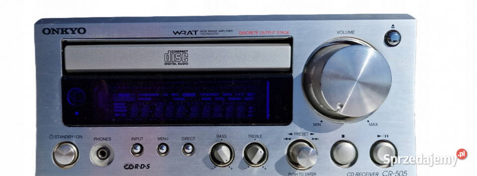 Wzmacniacz CD Reciver Onkyo CR 505 CR505 Międzychód